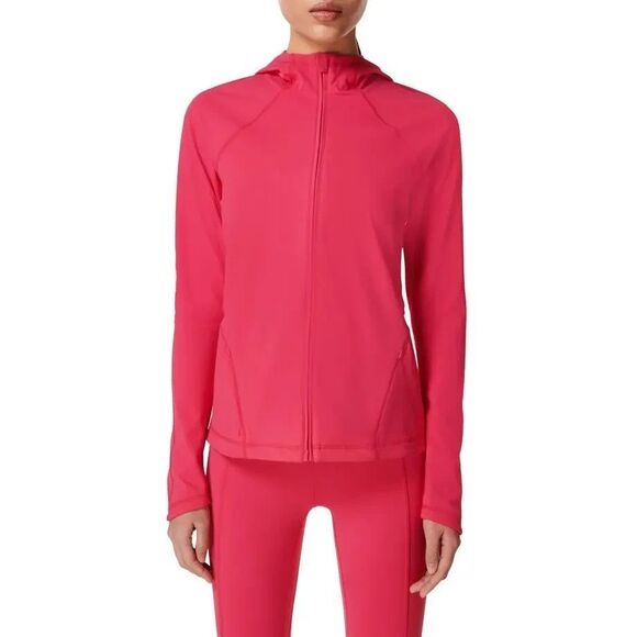 New Sweaty Betty Super Soft Zip Hoodie Jacket Size 10 Large - Picture 3 of 7